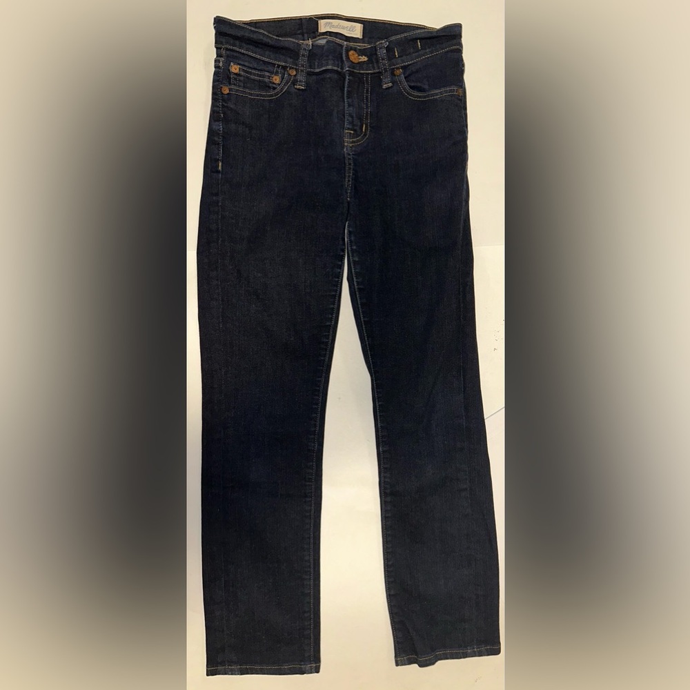 Madewell Jeans Womens Size‎ 25 X 25 Alley Straight Leg Dark Wash